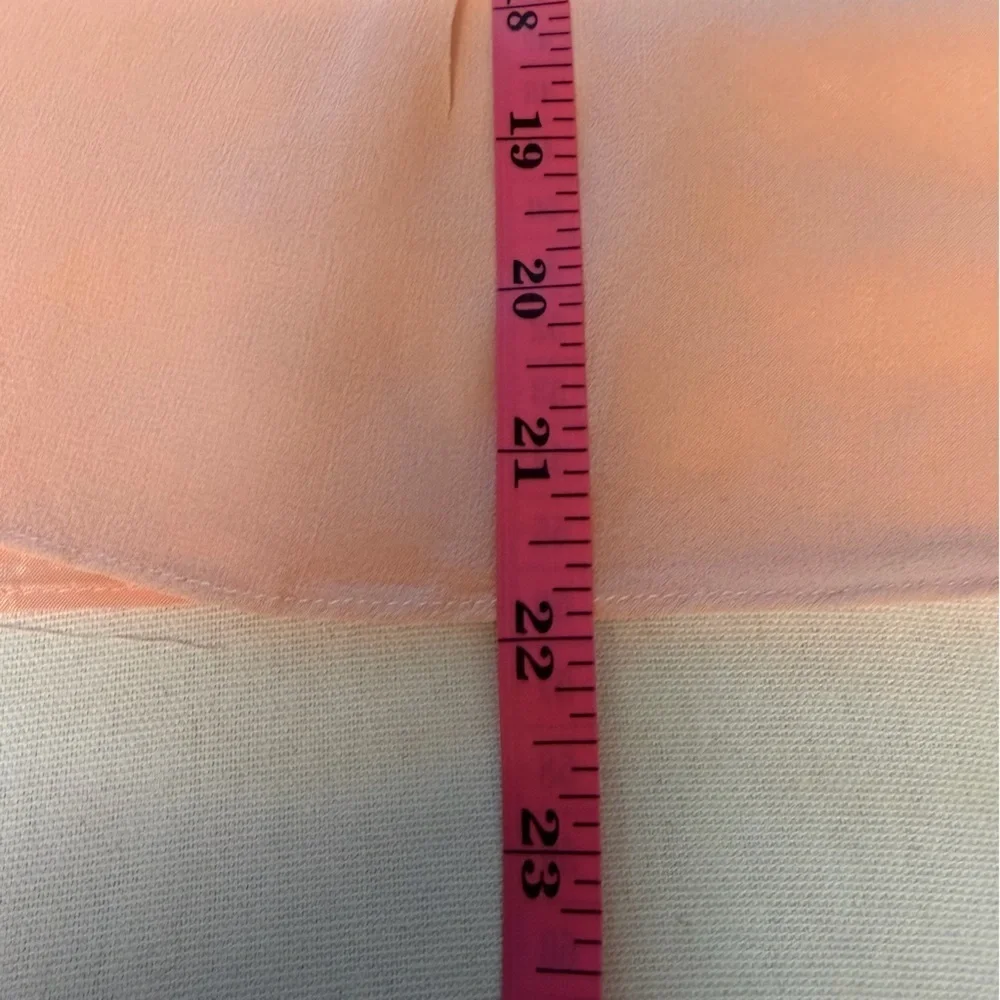 Banana Republic Silk Pleated Sheer Pastel Pink Feminine Cottagecore Skirt 14